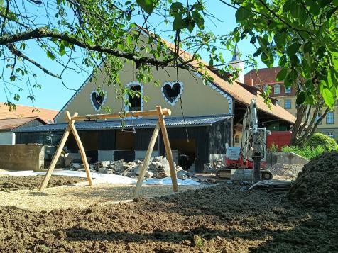 Blick auf Kommunale KiTa Erlen Nest